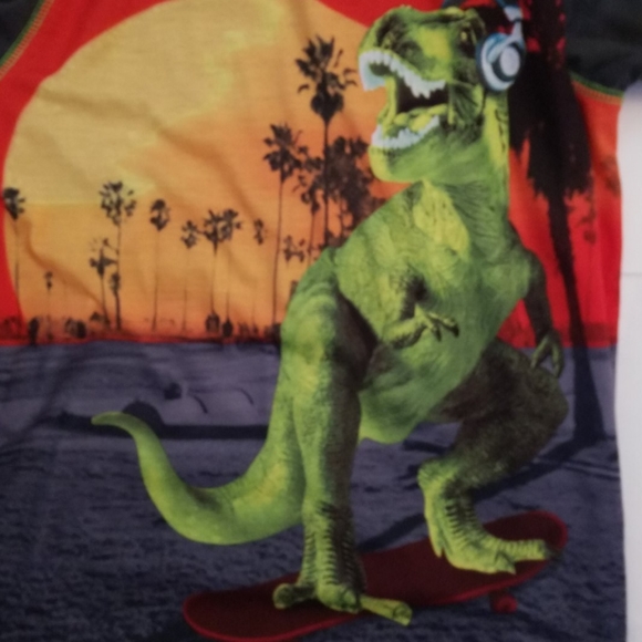 Boy Dinosaur T Shirt.  Size Medium (10/12). - Picture 2 of 4
